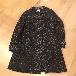 Leopard coat jacket